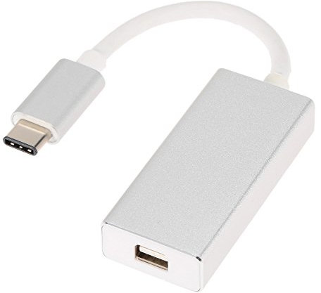 USB-C USB 3.1 Type C à Mini DisplayPort DP 1080p HDTV Adaptateur Câble avec boîtier en Aluminium Or pour 2015 Nouveau 12 Pouces