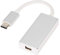 USB-C USB 3.1 Type C à Mini DisplayPort DP 1080p HDTV Adaptateur Câble avec boîtier en Aluminium Or pour 2015 Nouveau 12 Pouces