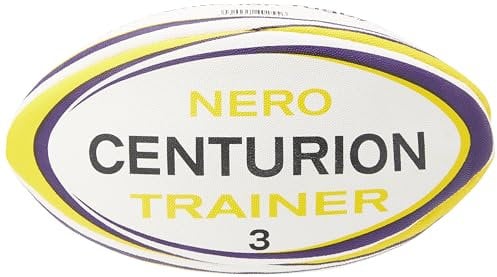 Centurion Nero Trainer Rugby Ball, Yellow, Size 3