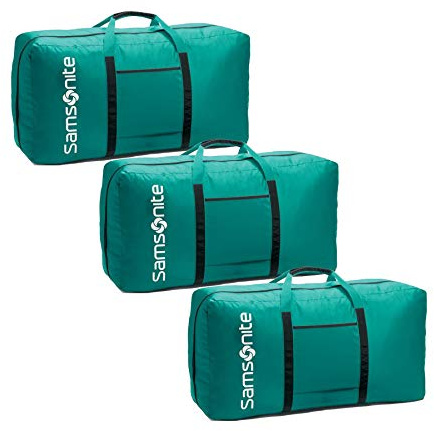 Samsonite Unisex-Adult Tote-A-Ton 32.5-Inch Duffel Bag, Turquoise, 3-Pack, Duffel Bag