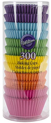 Wilton 300 Caissettes Cupcake Arc en Ciel