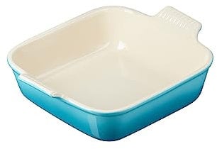 Le Creuset Stoneware Heritage Square Dish, 3 qt. (9), Caribbean