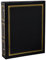 ARPAN Fotoalbum, selbstklebend, Ringbuch, 40 Blatt/80 Seiten, 28,5 x 23 x 5,5 cm, Schwarz