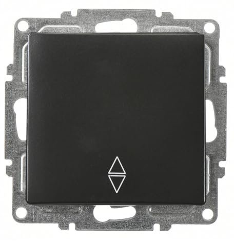 Visage 2-Wege Schalter Wechselschalter Unterputz Schwarz