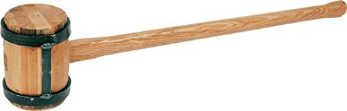 Triuso Holzschlegel 4Kg Vorschlaghammer Schonhammer Hammer
