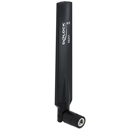 DELOCK Antenne LTE SMA Band 1/3/7/20-5 -2,8 dBi Omni Gelenk schwarz