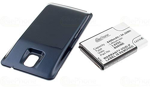 cellePhone Batterie Li-ION Compatible avec Samsung Galaxy Note 3 (N9000 / N9005) - Bleu foncé (Remplacement pour EB-B800BEBECWW) - 6400mAh (Fat)