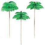 Amscan Palm Tree Honeycomb Picks 7.6cm /12