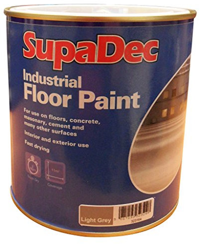 SupaDec Industrial Floor Paint 1L Light Grey