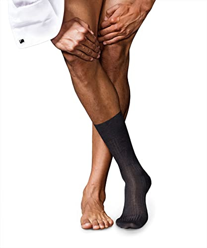 FALKE No. 10 Pure Fil d´Écosse Socken anthracite mel. (3190), 41-42