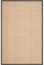 Safavieh Tapis en Fibre Naturelle pour Salon, Salle à Manger, Chambre à Coucher – Collection Fibre Naturelle, Poils Courts, Naturel et Noir, 91 x 152 cm