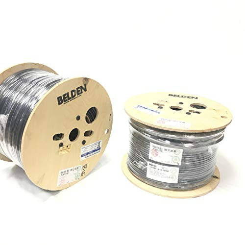Cavo coassiale digitale seriale Belden 1694a Hd/sdi 18awg Rg6, nero