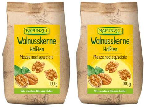 Rapunzel Walnusskerne halbe, 2er Pack (2 x 100 g) - Bio