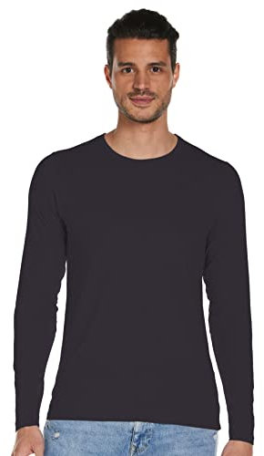 JACK & JONES Men's Basic O-Neck Tee T-Shirt, Navy Blue, M