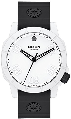Nixon Herren-Armbanduhr Ranger 40 Stormtrooper White Analog Quarz Silikon A468SW2243-00