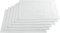REDBEST Tischset, Platzset, Untersetzer Uni 6er-Pack Seattle, 100% Baumwolle weiß Größe 30x45 cm - Robustes, glattes Gewebe, mit hochwertigem Kuvertsaum