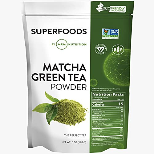 MRM Matcha Green Tea Powder | 170g | Superfood for Tea, Lattes, Smoothies & Baking | Premium Culinary Grade | Antioxidant-Rich | Natural Energy Boost | Gluten-Free | Vegan | GMP Certified