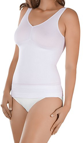 Celodoro Damen Form-Top - Seamless Unterhemd mit Shaping-Effekt