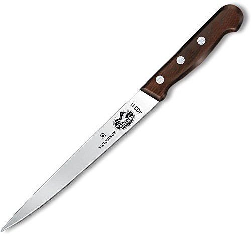 Victorinox Fischfiletmesser extra Flex 18 cm Küchenmesser, Nylon, braun, Standard Küchenmesser Fischfiletmesser extra flex 18 cm