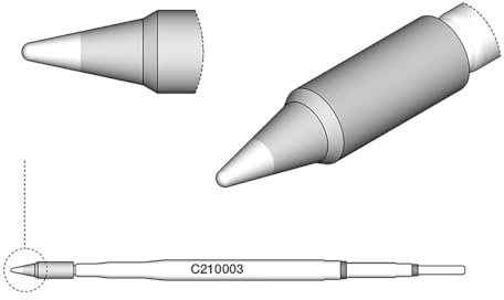 JBC C210003 Soldering Tip for T210 Pointed
