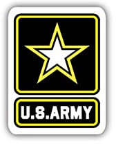 Aufkleber/Sticker US Army Logo Stars and Stripes Emblem USA 7x5cm A1711