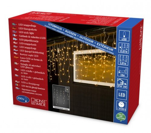 LED Eisregen Lichtervorhang