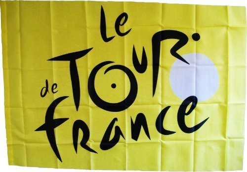 Drapeau Flag - Collection officielle - Tour de France Cyclisme Velo - Maillot Jaune - Taille 140 x 90 cm