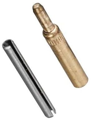 CLM Universal Meter Box Door Repair Kit - Brass Finish Hinges - Easy DIY Repairs - Complete Kit with Hinges, Latch, Key