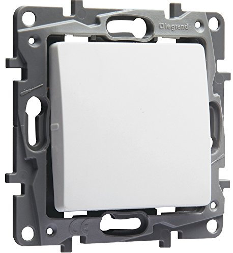 Legrand 664701 Interrupteur ou commutateur Niloé, 10 Ax- 250 V~, blanc