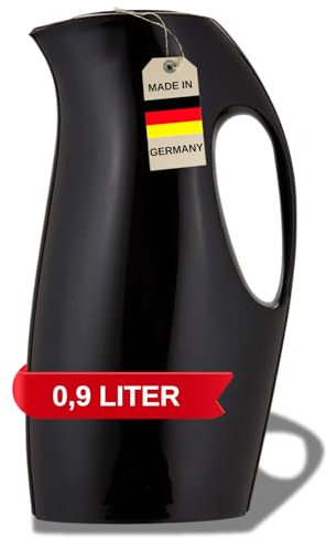 Helios Ciento Vacuum Jug Black 0.9 Litre, 30 x 30 x 26 cm