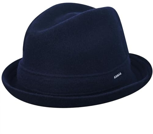 Kangol Wool Player - Winter Moss/S Fedora, Dunkelblau, X-Large
