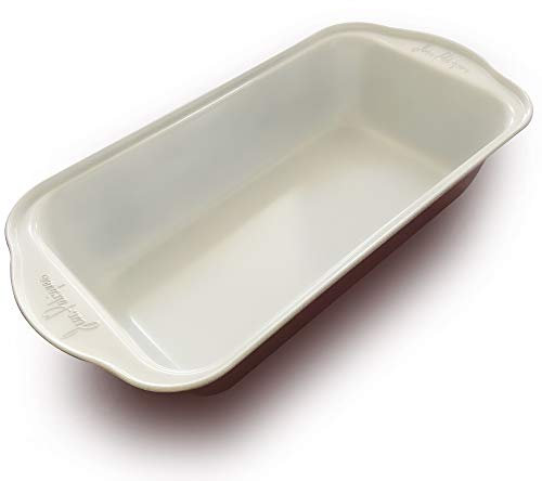 Jean-Patrique Non Stick Ceramic Loaf Pan | Eco-Friendly Eco-Cook Double Coated | Red - 11.4