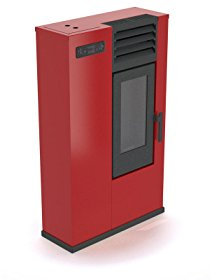 Punto Fuoco Kaminofen, Rot, 7,5 kW