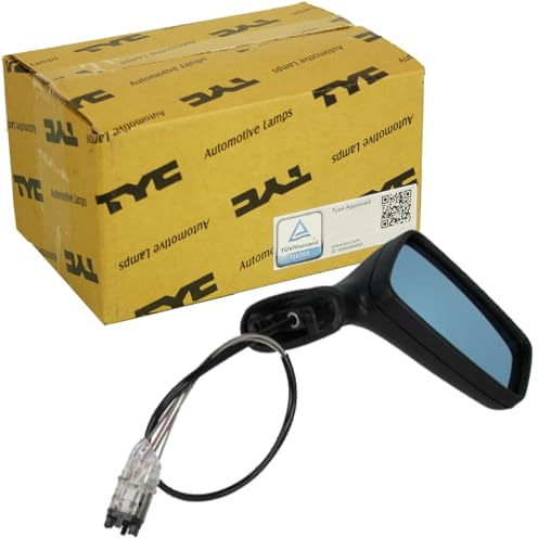 TYC Außenspiegel 302-0001 | 302-0001 Kompatibel mit 80 B3 Stufenheck (893, 894, 8A2),80 B4 Avant (8C5),80 B4 Stufenheck (8C2),90 B3 (893, 894, 8A2)