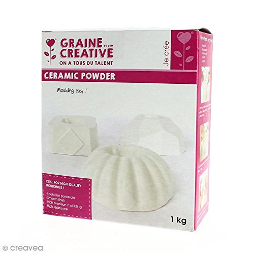 GENERIC - Caja de 1 kg de cerámica con aspecto de porcelana.