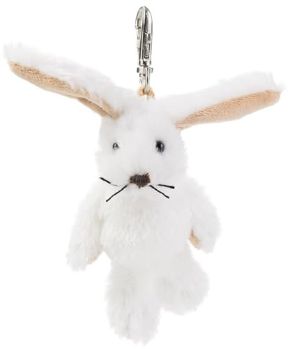 Schaffer Knuddel mich! 0180 Plüsch Schlüsselanhänger Hase Peppone, Crème, 11 cm