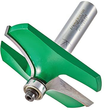 Trend CraftPro Bearing Guided Thumb Mould Router Cutter, 1/2 Inch Shank with 44mm Radius, Carbide Tipped, C190X1/2TC
