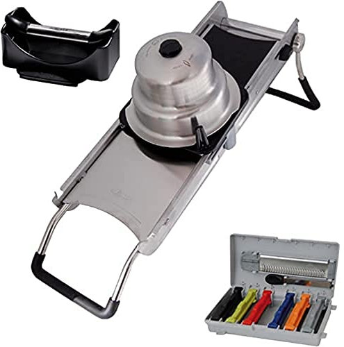 De Buyer Ultra Deluxe Mandoline Acier Inoxydable Argent 40,01 x 19,99 x 13,49 cm