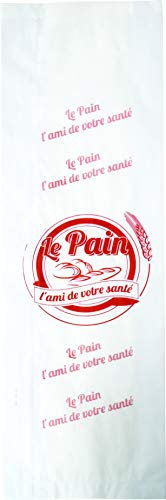 Mallard Ferriere-SAC PAIN COUPE PAPIER ROUGE P/250