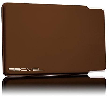Étui de protection breveté | RFID NFC et bloqueur de champ magnétique | Protection de carte pour cartes de crédit, cartes de débit, cartes d'identité | Couverture de protection des cartes contre le vol de données | Protection des données à 100 % vérifiée par CTC/advanced (membre du groupe RW TÜV) | Tabac