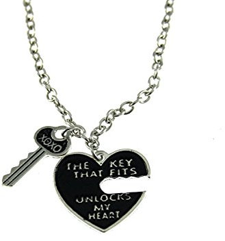 Zac's Alter Ego Key & Lock Heart Necklace