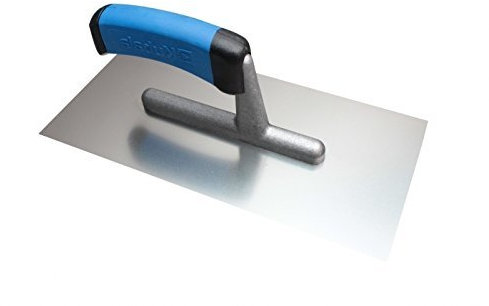 Glättekelle - Glättkelle - Glätte - Traufel mit Edelstahlblatt - 270x130mm - Modell PROFI