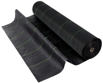 Garden Mile 1m x 50m résistant résistant herbe contrôle tissu paillis Membrane SOL feuille jardin CHEMINS Paysage tissu 50 GRATUIT pinces à linge