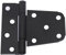 National Hardware N220-129 V287 extra schwere Torscharniere in Schwarz, 2 Stück, 8,9 cm