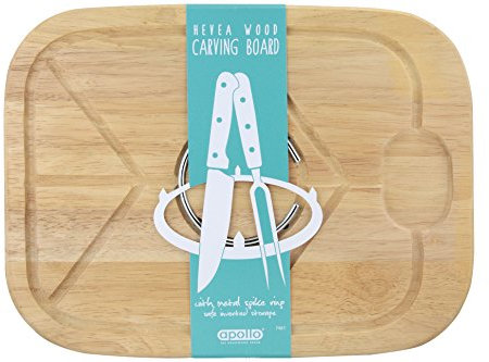 apollo THE HOUSEWARES BRAND Rb 40 x 30 x 1.6 cm Carving Board, Multicolour,7461