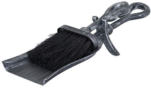 Hill 1975 Silber Gebürsteter Stahl Crook Oben Feuerstelle Aufgeräumtes Set