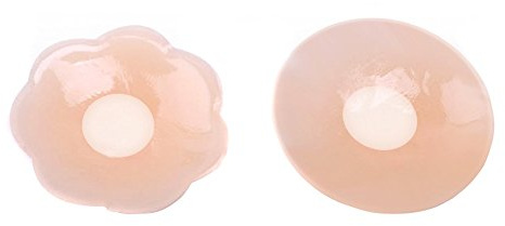 Plum Blossom Frauen selbstklebend ultrasoftes Silikon Wiederverwendbare Nipple Covers Pasties Stilleinlagen Brust Petal