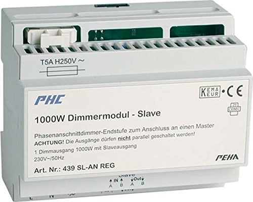 Peha Phasenanschnittdimmer D 439 SL-AN REG Slave 1000W PHC/Rolladensteuerung Dimmer 4010105294712