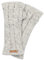 McRon Damen Gestrickte Pulswärmer Emily Naturhellgrau 94