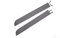 andiamo Eckleiste zur Kunststofffliese Bodenfliese Gartenfliese Länge: 43 cm, Set: 2 Eckleisten, dunkelgrau